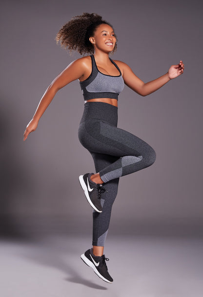 Fitness Crossed Top with Padded Bra [Final Sale]