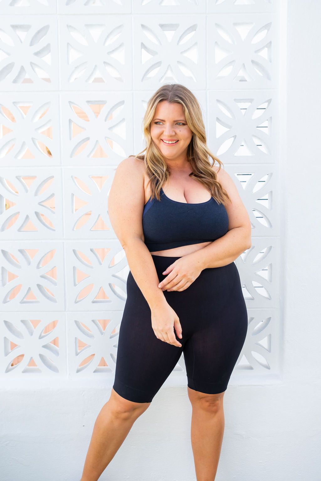 Fitness Crossed Top with Padded Bra [Final Sale]